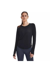 Koszulka damska Under Armour Streaker Longsleeve. Kolor: czarny. Długość rękawa: długi rękaw #1