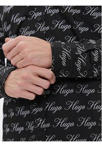 Hugo Koszula Emero 50508614 Czarny Straight Fit. Kolor: czarny. Materiał: bawełna #2