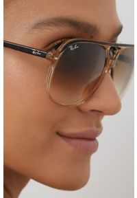 Ray-Ban Okulary przeciwsłoneczne 0RB2198 kolor brązowy. Kolor: brązowy #2