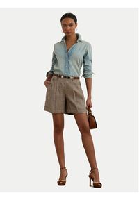 Lauren Ralph Lauren - LAUREN RALPH LAUREN Koszula jeansowa 200963850001 Niebieski Classic Fit. Kolor: niebieski. Materiał: bawełna #3