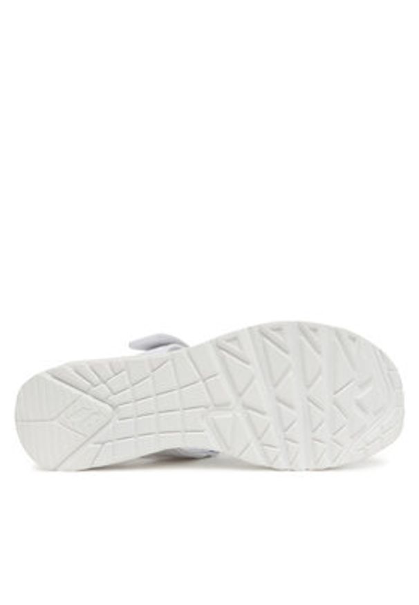 skechers - Skechers Sandały Uno-Summer Stand2 119813/WHT Biały. Kolor: biały. Materiał: materiał