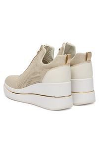 MICHAEL Michael Kors Sneakersy Emmy 43R6EMFP4D Beżowy. Kolor: beżowy. Materiał: materiał #6
