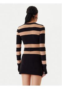NORMA KAMALI Sukienka codzienna KK3243PMB48239 Czarny Slim Fit. Okazja: na co dzień. Kolor: czarny. Materiał: syntetyk. Typ sukienki: proste. Styl: casual #5