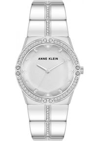 Zegarek damski Anne Klein AK-5037SVSV CYRKONIE srebrny. Kolor: srebrny #1