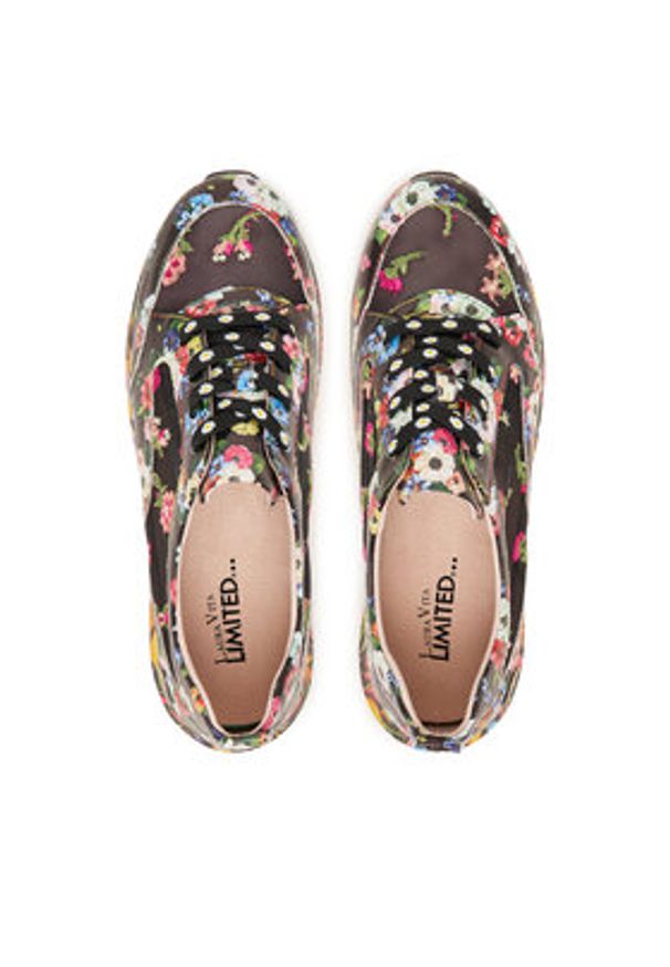 Laura Vita Sneakersy Joctao 26 Czarny. Kolor: czarny. Materiał: skóra