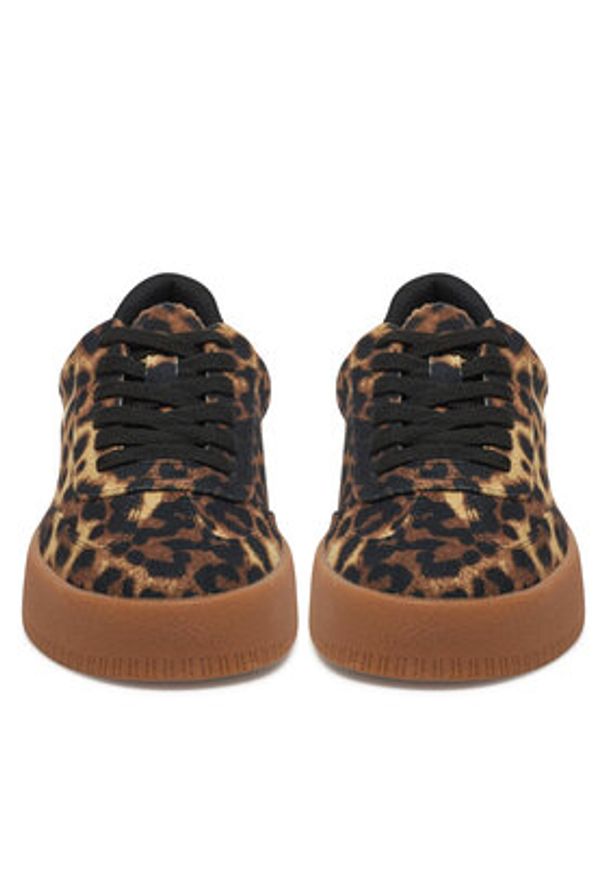 DeeZee Sneakersy AM25240D Brązowy. Kolor: brązowy. Materiał: materiał