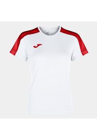 Koszulka do piłki nożnej damska Joma Academy III z krótkim rękawem. Kolor: czerwony, wielokolorowy, biały. Długość rękawa: krótki rękaw. Długość: krótkie. Sport: piłka nożna #1