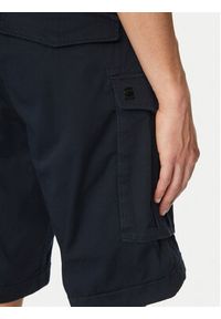 G-Star RAW - G-Star Raw Szorty materiałowe Rovic Zip D08566-5126 990 Czarny Relaxed Fit. Kolor: czarny. Materiał: bawełna #5