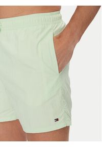 TOMMY HILFIGER - Tommy Hilfiger Szorty kąpielowe UM0UM03477 Zielony Regular Fit. Kolor: zielony. Materiał: syntetyk