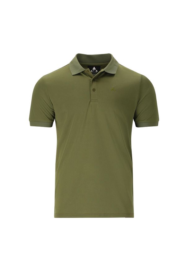 Polo Whistler Felox. Typ kołnierza: polo. Kolor: zielony