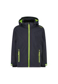 Kurtka dziecięca narciarska CMP 39W1924. Kolor: wielokolorowy, szary, żółty. Sezon: zima. Sport: narciarstwo #1
