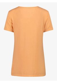 Koszulka z nadrukiem damska CMP Soraka T-Shirt. Kolor: pomarańczowy. Wzór: nadruk