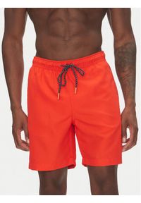 Tom Tailor Szorty kąpielowe 1045069 Czerwony Regular Fit. Kolor: czerwony. Materiał: syntetyk