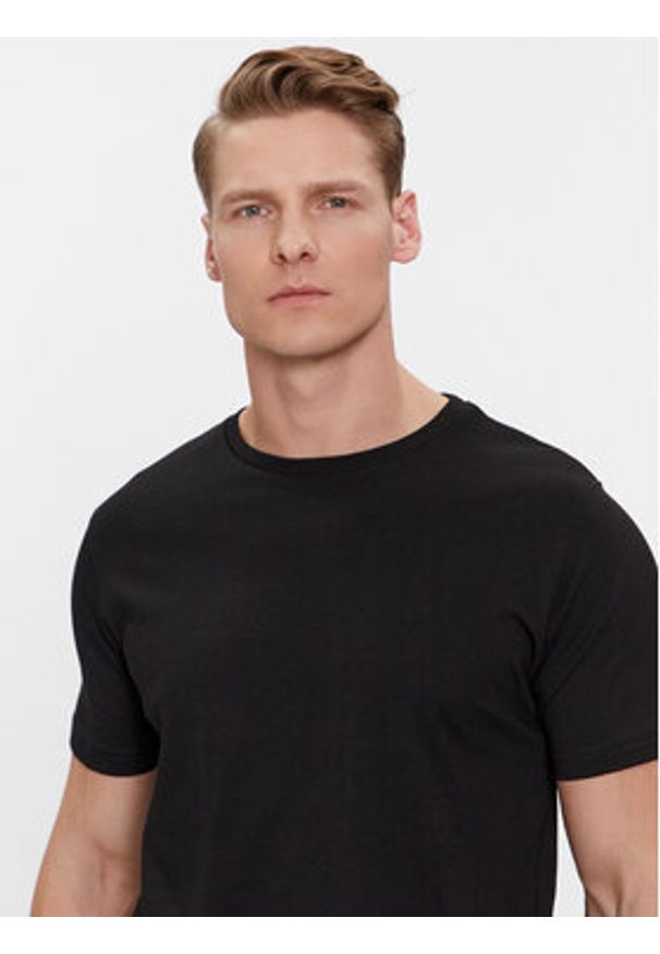 Karl Lagerfeld - KARL LAGERFELD Komplet t-shirtów 765000 500298 Czarny Slim Fit. Typ kołnierza: dekolt w karo. Kolor: czarny. Materiał: bawełna