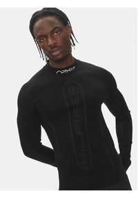 TOMMY HILFIGER - Tommy Hilfiger Longsleeve F1 Movie MW0MW41383 Czarny Slim Fit. Kolor: czarny. Materiał: bawełna. Długość rękawa: długi rękaw #3