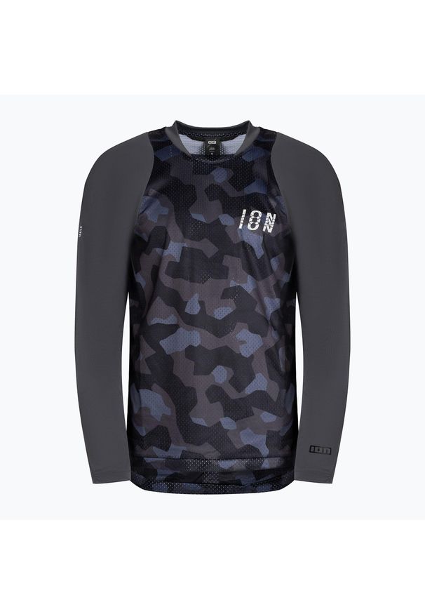 Longsleeve rowerowy męski ION Scrub. Kolor: szary. Długość rękawa: długi rękaw. Sport: kolarstwo