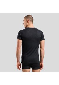 Odlo - Koszulka z krótkim rękawem męska ODLO Active F-Dryight Eco. Kolor: czarny, szary, wielokolorowy. Długość rękawa: krótki rękaw. Długość: krótkie