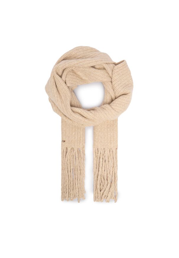 TOMMY HILFIGER - Szalik Tommy Hilfiger. Kolor: beżowy