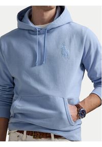 Polo Ralph Lauren Bluza 710936510008 Błękitny Relaxed Fit. Typ kołnierza: polo. Kolor: niebieski. Materiał: bawełna
