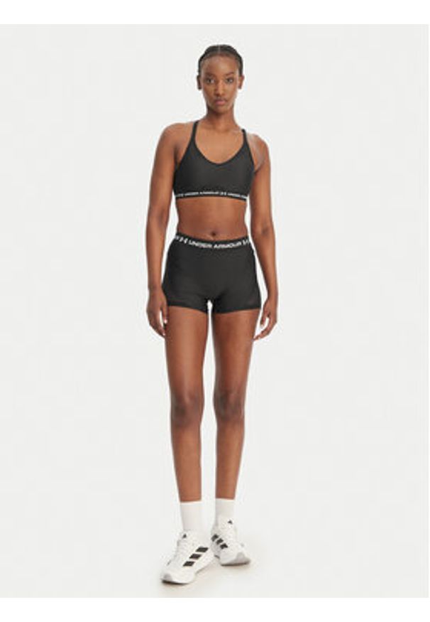 Under Armour Biustonosz sportowy UA Crossback Low 1386424 Czarny. Kolor: czarny. Materiał: syntetyk