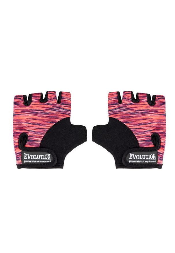 EVOLUTION PROFESSIONAL EQUIPMENT - Rękawiczki rowerowe Pink Evolution Professional Equipment. Kolor: wielokolorowy, różowy, czarny