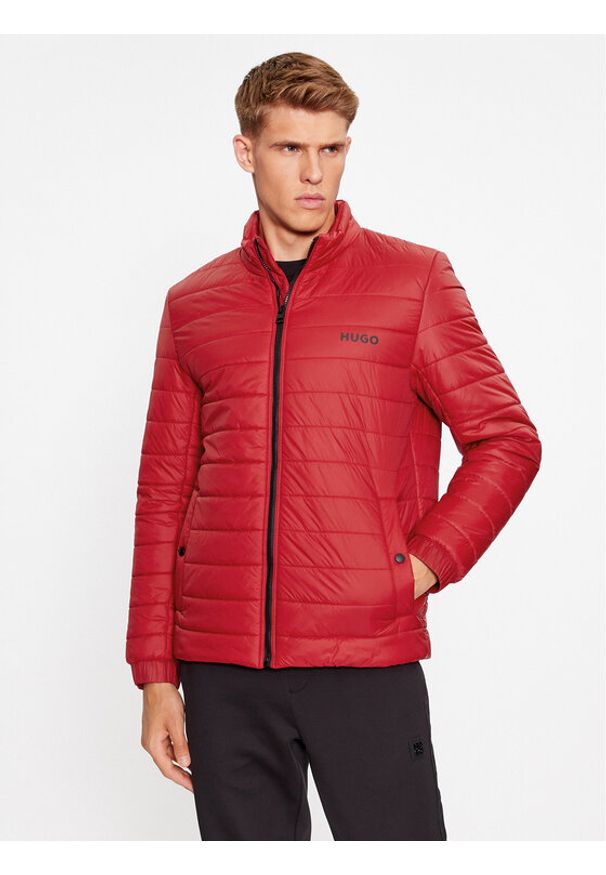 Hugo - HUGO Kurtka przejściowa Benti2221 50468719 Czerwony Regular Fit. Kolor: czerwony. Materiał: syntetyk