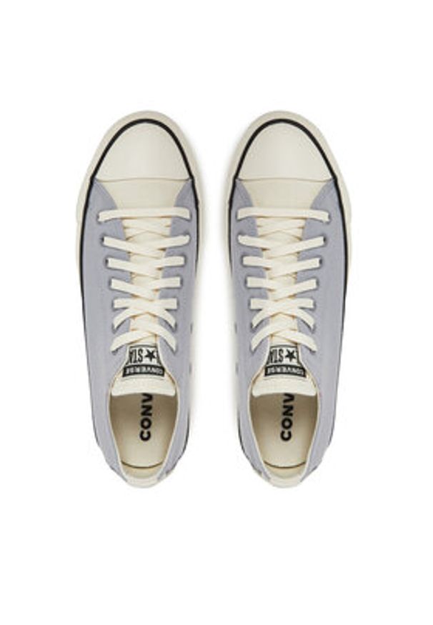Converse Trampki Chuck Taylor All Star Lift Platform Crafted Laces A12553C Fioletowy. Kolor: fioletowy. Materiał: materiał. Obcas: na platformie