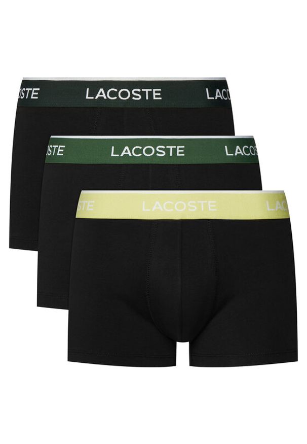Lacoste Komplet bokserek 5H1297 Czarny. Kolor: czarny. Materiał: bawełna