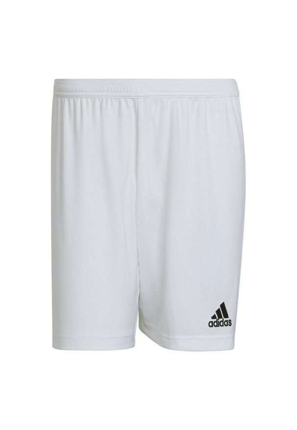 Adidas - Spodenki piłkarskie męskie adidas Entrada 22. Kolor: biały. Materiał: poliester. Sport: piłka nożna