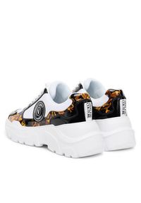 Versace Jeans Couture Sneakersy 79VA3SC7 ZSC80 MD7 Biały. Kolor: biały. Materiał: materiał #5