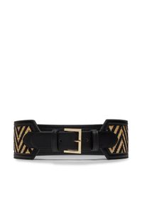 Guess Pasek na talię Noelle BW9125 P4280 Czarny. Kolor: czarny