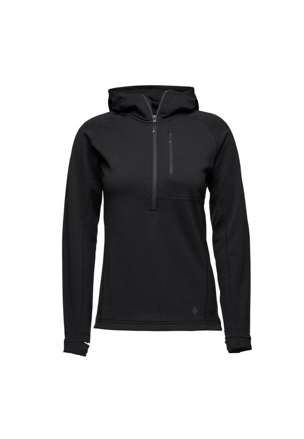 Black Diamond Bluza Damska Sportowa Coefficient Ap7524320002. Typ kołnierza: kaptur. Kolor: czarny. Sport: wspinaczka, narciarstwo