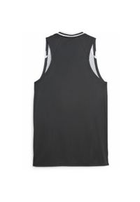 Puma - Męska koszulka do koszykówki Hoops Team PUMA Black. Kolor: czarny