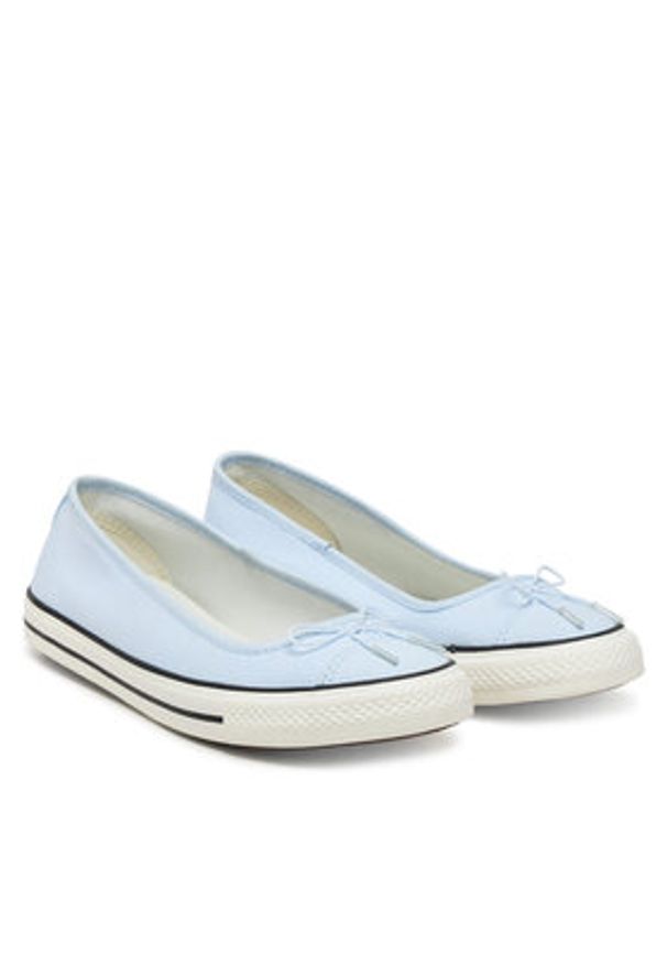Converse Baleriny Chuck Taylor All Star Dainty A16215C Niebieski. Kolor: niebieski. Materiał: materiał