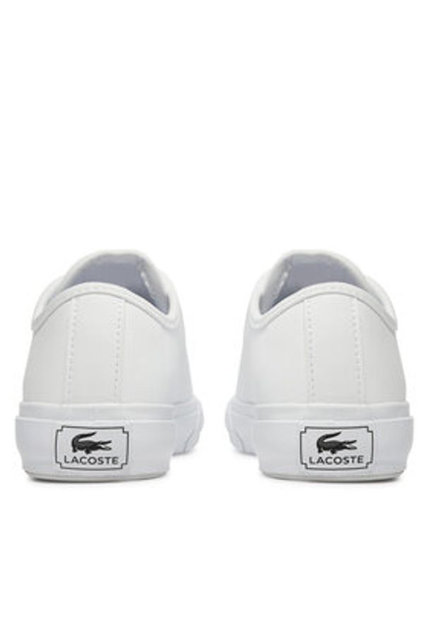 Lacoste Sneakersy Backcourt 224 2 Cuj 748CUJ000121G Biały. Kolor: biały. Materiał: skóra