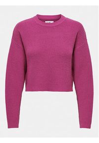 only - ONLY Sweter Malavi 15284453 Różowy Regular Fit. Kolor: różowy. Materiał: syntetyk #2