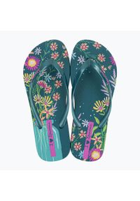Klapki damskie Ipanema Verao Tropical. Kolor: niebieski