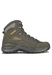 Buty trekkingowe męskie Lowa Renegade Evo Mid Gtx. Wysokość cholewki: za kostkę. Zapięcie: sznurówki. Kolor: niebieski. Materiał: skóra, syntetyk, materiał. Szerokość cholewki: normalna. Sport: turystyka piesza #1
