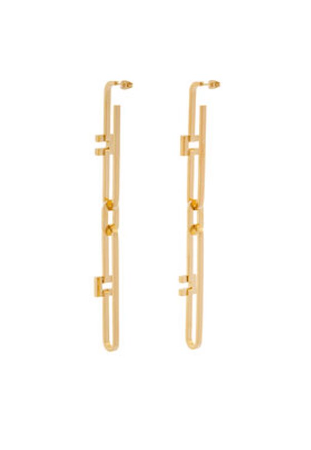 Elisabetta Franchi Kolczyki OR-12M-52E2-V260 Złoty. Materiał: metalowe. Kolor: złoty