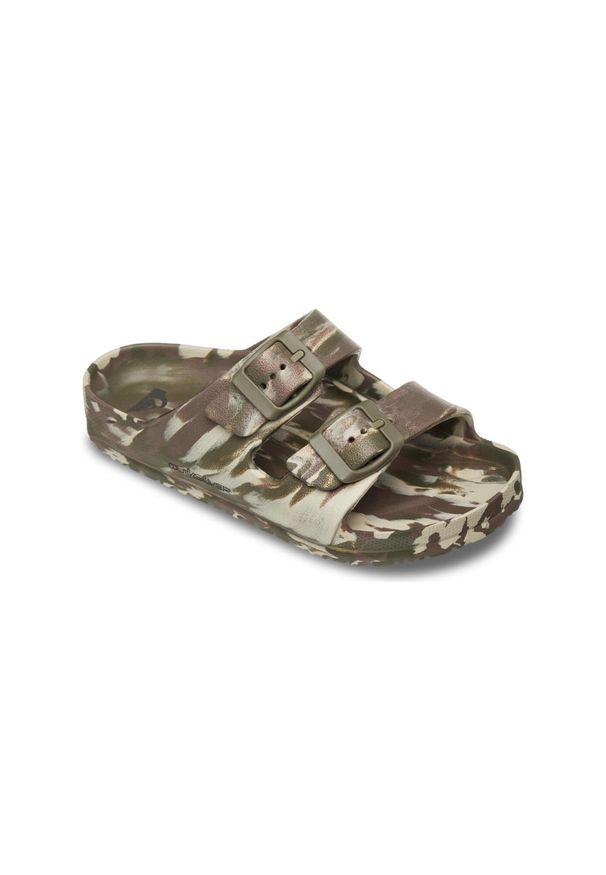 Klapki dziecięce Quiksilver Embark RF. Kolor: zielony