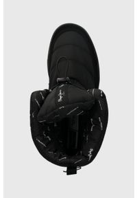 Pepe Jeans śniegowce KORE SNOW W kolor czarny PLS31503. Nosek buta: okrągły. Kolor: czarny. Materiał: guma. Szerokość cholewki: normalna #3