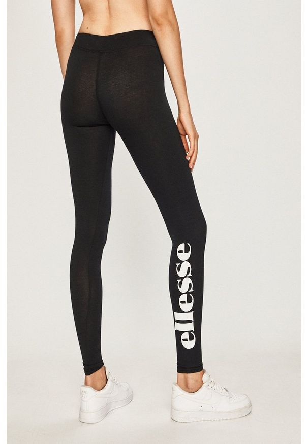 Ellesse - Legginsy. Kolor: czarny. Materiał: dzianina