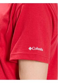 columbia - Columbia T-Shirt Thistletown Hills 1990764 Czerwony Regular Fit. Kolor: czerwony. Materiał: bawełna #5