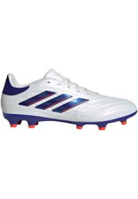 Adidas - Buty piłkarskie adidas Copa Pure 2 League Fg IG6408 białe. Zapięcie: sznurówki. Kolor: biały. Materiał: materiał, skóra, syntetyk. Szerokość cholewki: normalna. Sport: piłka nożna #5