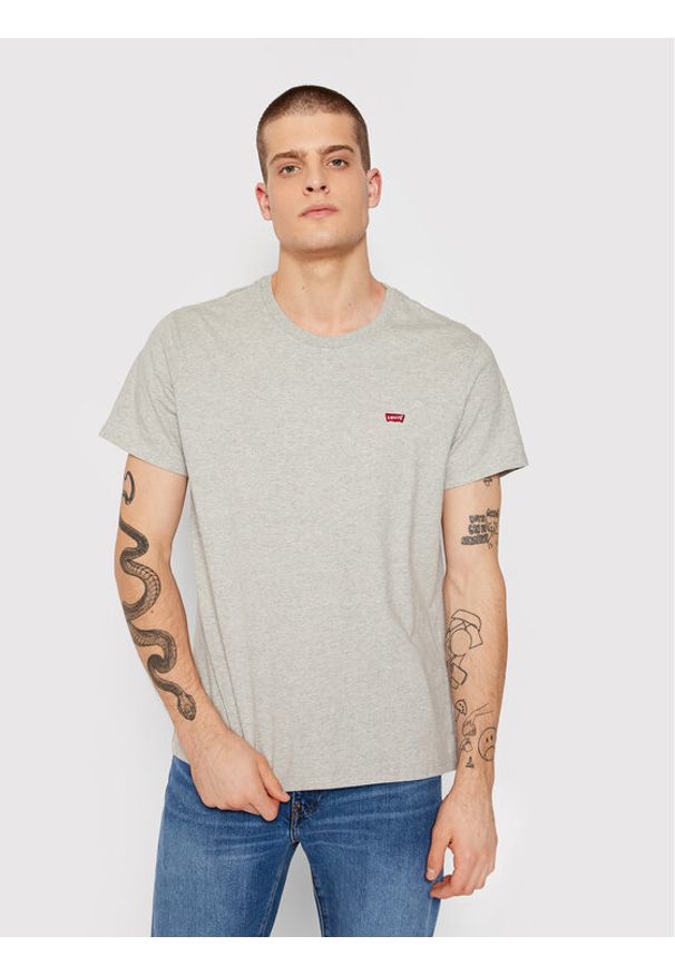 Levi's® T-Shirt Original Housemark 56605-0130 Szary Regular Fit. Kolor: szary. Materiał: bawełna