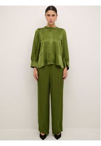 Karen by Simonsen Spodnie materiałowe Keanekb 10104617 Zielony Classic Fit. Kolor: zielony. Materiał: wiskoza #3
