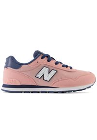 Buty dziecięce New Balance GC515KPN – różowe. Okazja: na co dzień, na uczelnię. Kolor: różowy. Materiał: syntetyk, materiał. Szerokość cholewki: normalna