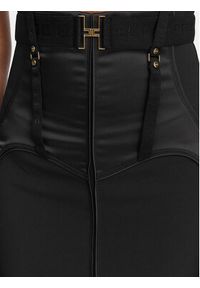 Elisabetta Franchi Spódnica ołówkowa GO-148-62E2-V440 Czarny Slim Fit. Kolor: czarny. Materiał: syntetyk #3