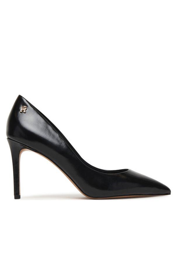 TOMMY HILFIGER - Tommy Hilfiger Szpilki Essential Pointed Pump FW0FW09362 Czarny. Kolor: czarny. Materiał: skóra. Obcas: na szpilce