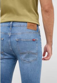 Mustang - Męskie Spodnie Jeansowe MUSTANG Frisco Skinny Denim Blue 1016307 5000 583